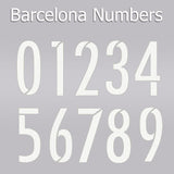 Barcelona Style Numbers