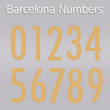 Barcelona Style Numbers