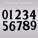 Century Style Number Set