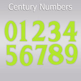 Century Style Number Set